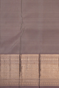 Image of Kanchipattu Brocade Grey Saree
