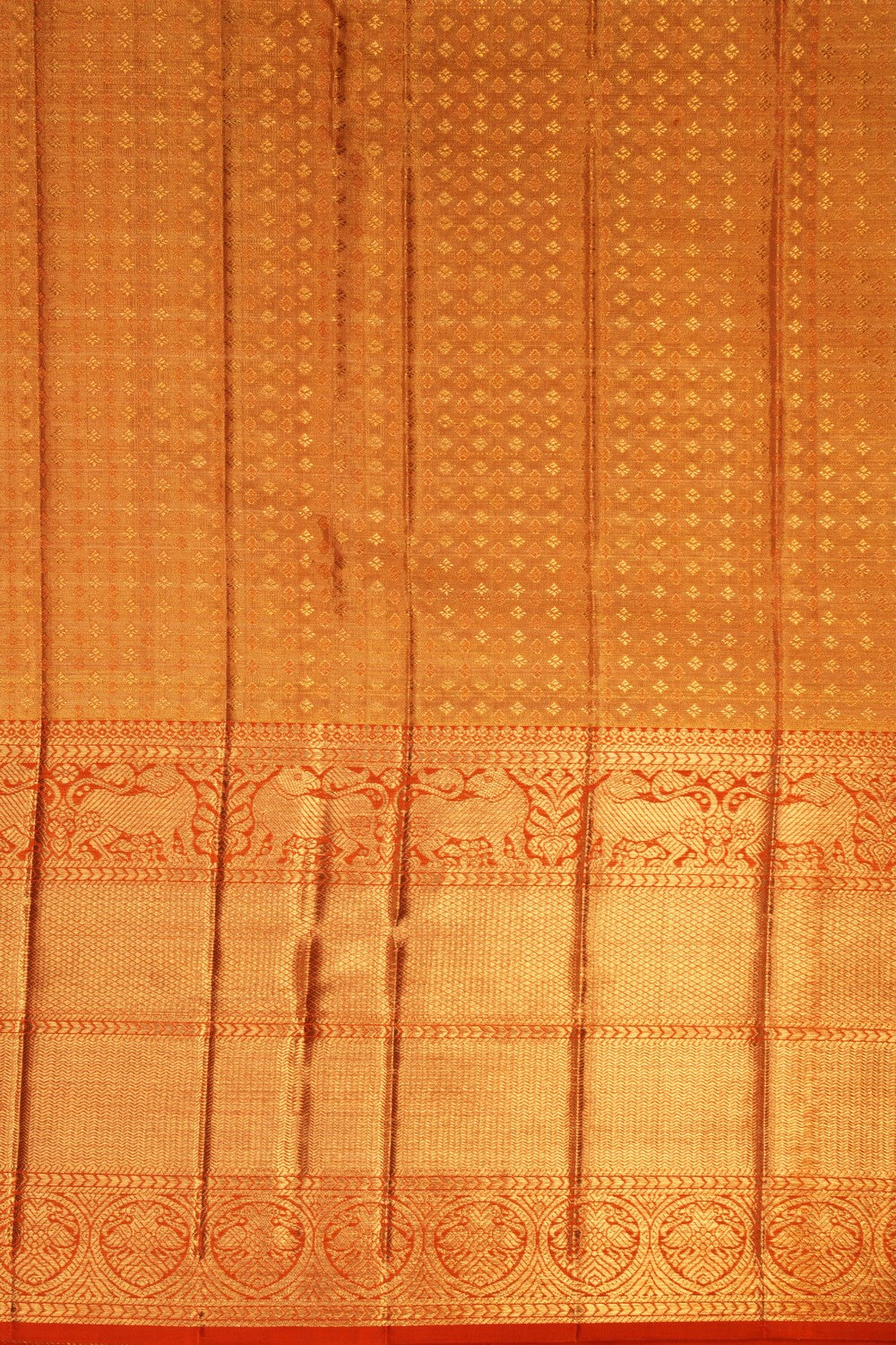 Image of Kanchipuram Tissue Brocade Saree