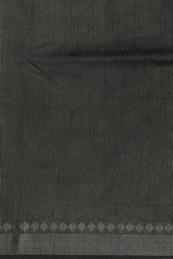 Image of Geometric Flower Printed Tussar Saree