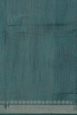 Image of Flower Printed Tussar Saree