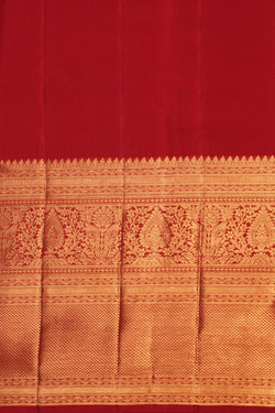 Image of Kanchipattu Brocade Red Saree