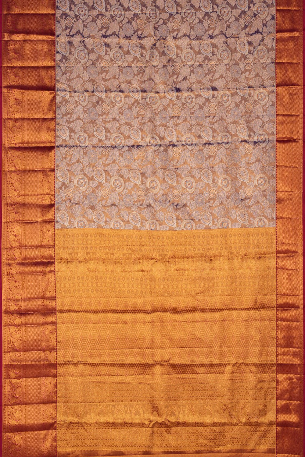 Image of Kanchipuram Tissue Brocade Saree