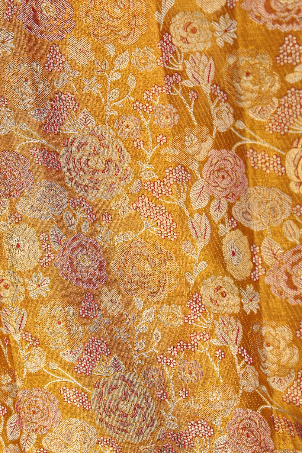 Image of Kanchipattu Brocade Gold Saree