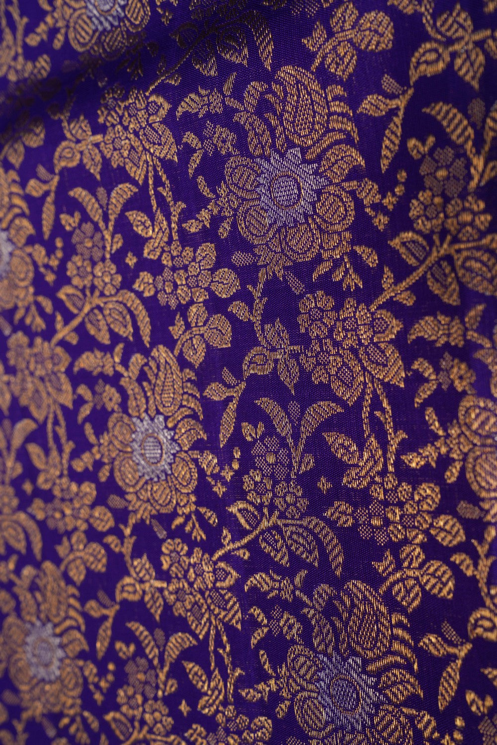 Image of Kanchipuram Tissue Brocade Mauve Saree