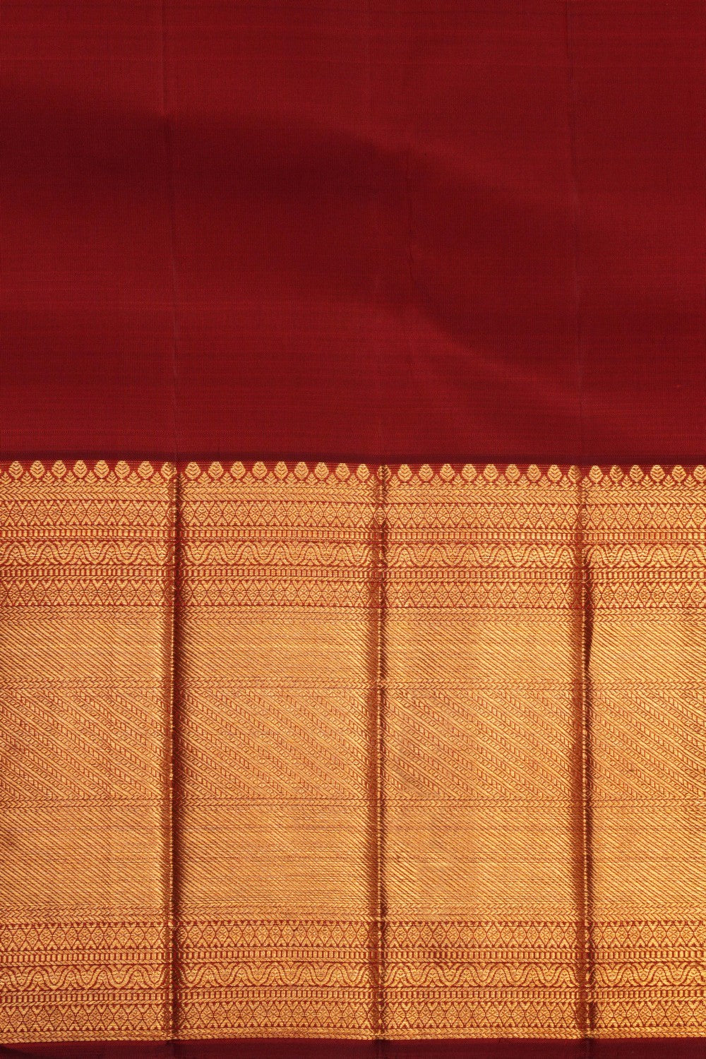Image of Kanchipattu Brocade Orange Saree
