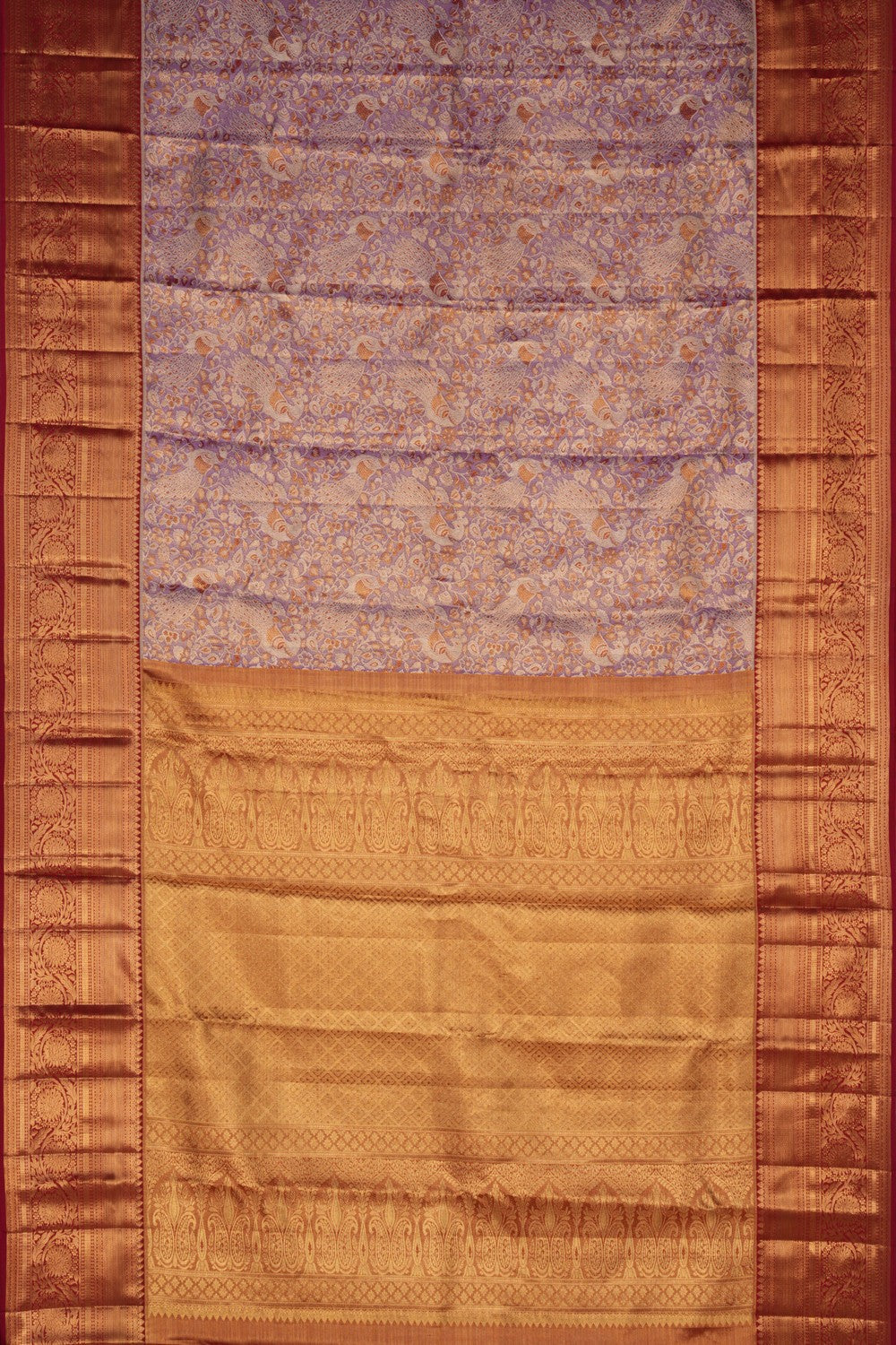 Image of Kanchipuram Tissue Brocade Saree