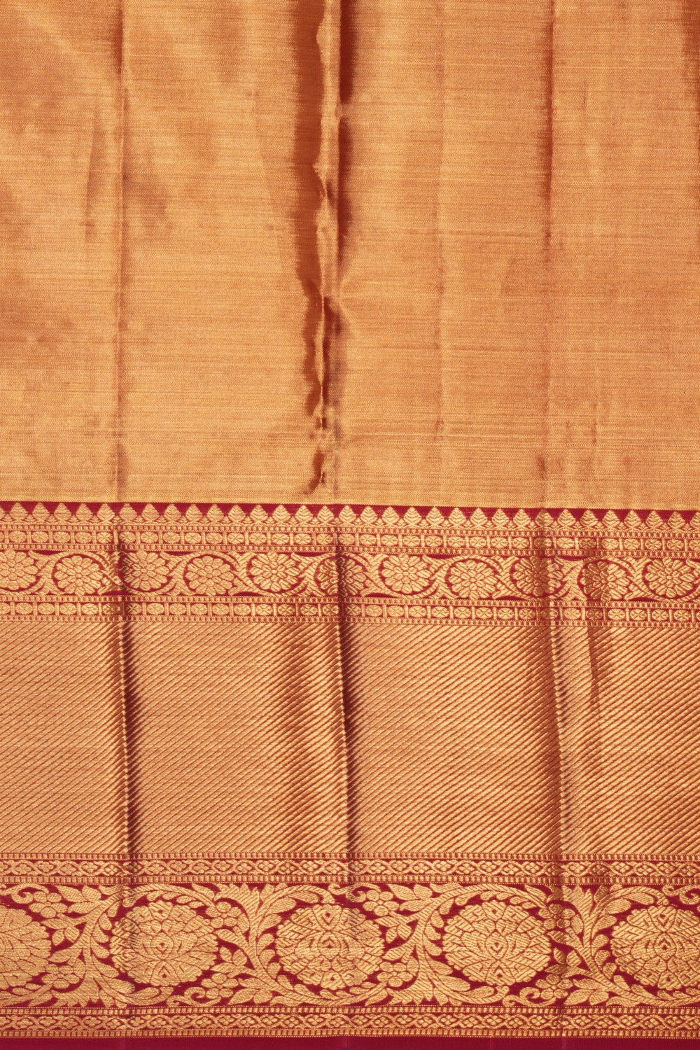 Kanchipattu Brocade Gold Saree