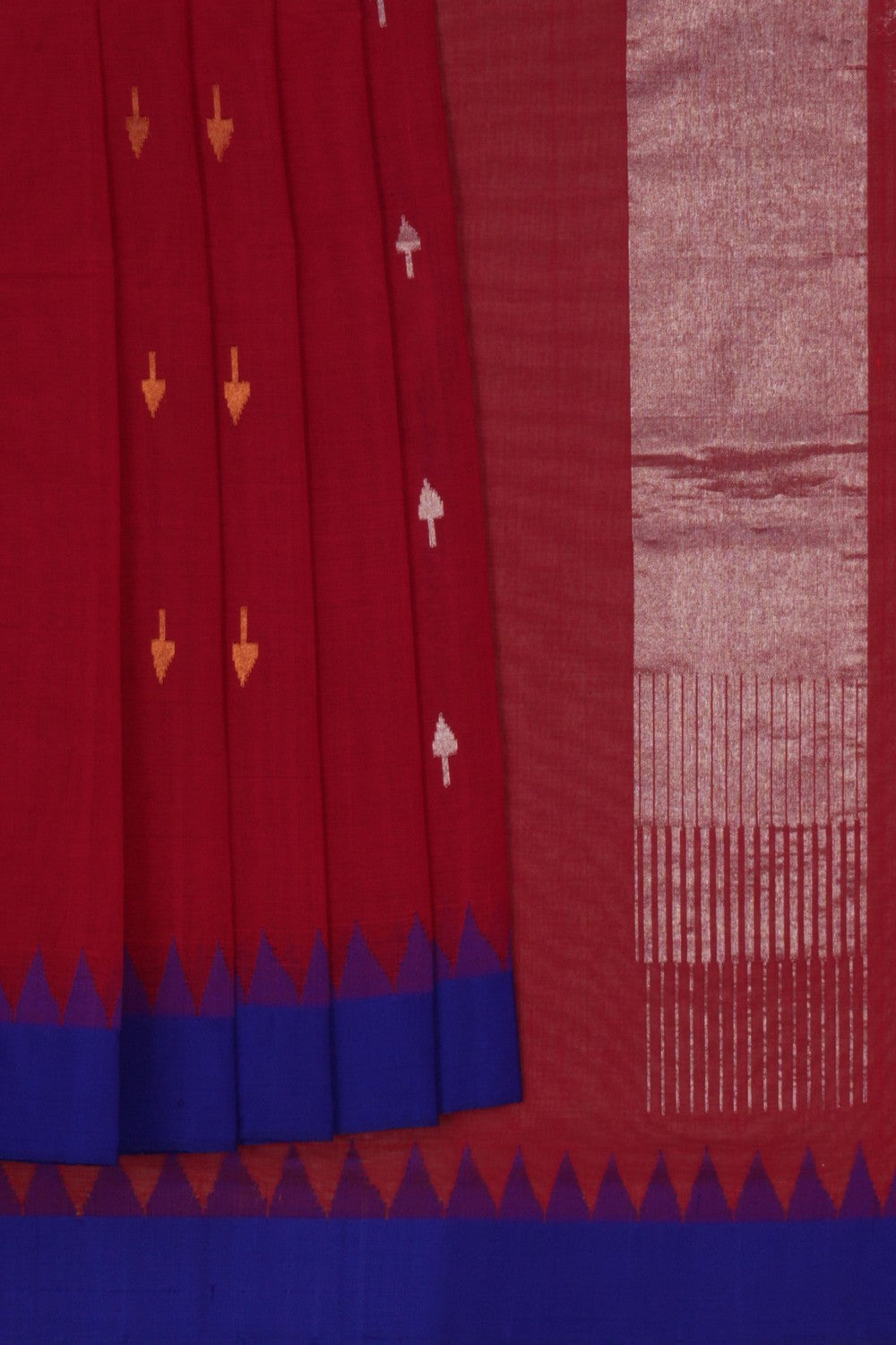 Uppada cotton saree with Jamdani weaving