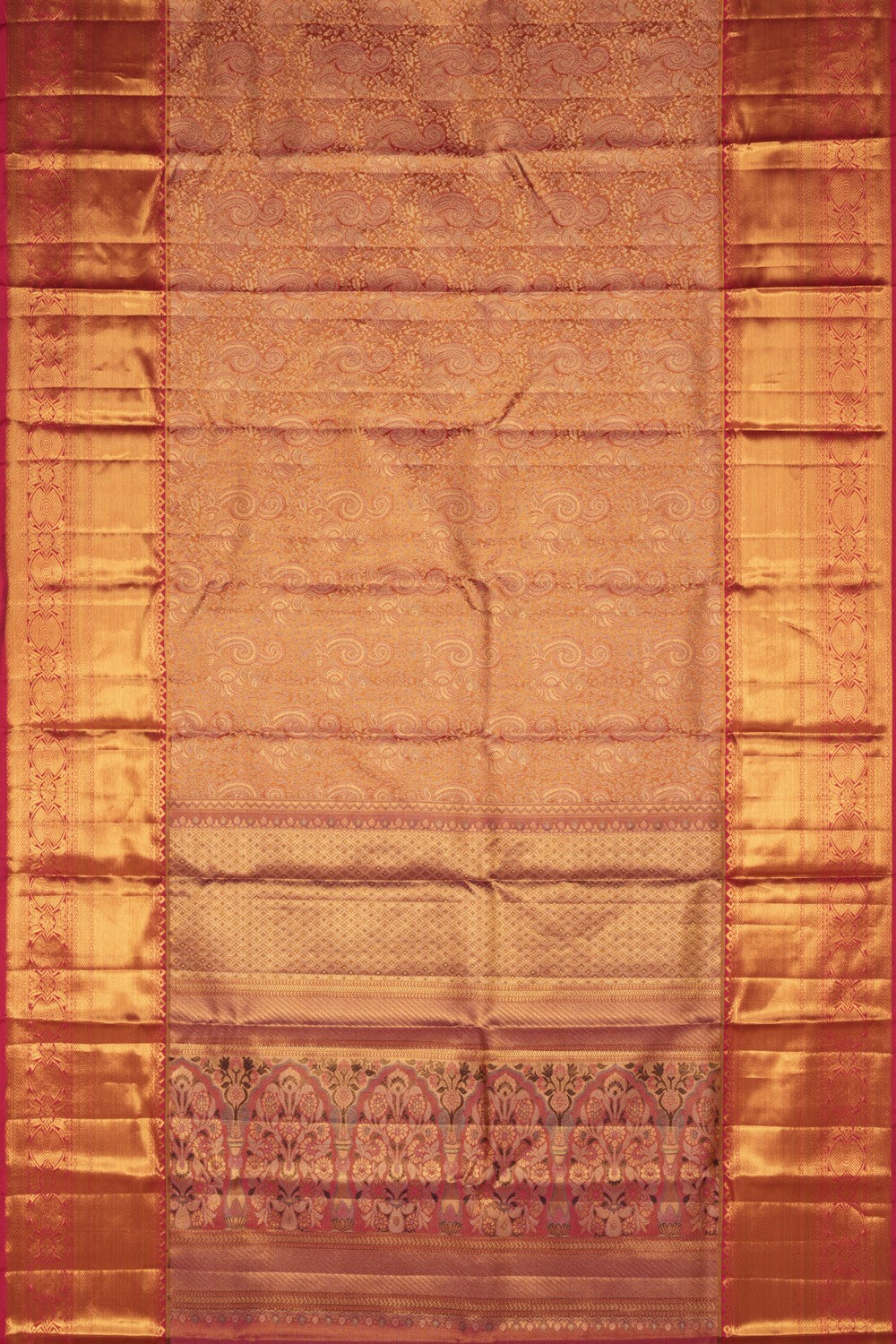 Image of Kanchipuram Tissue Brocade Saree