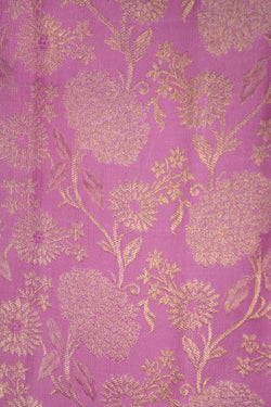 Image of Kanchipattu Brocade Lavender Pink Saree