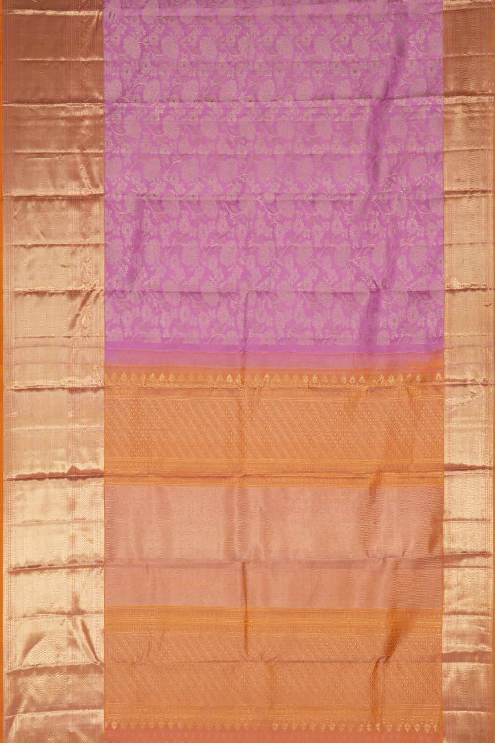 Image of Kanchipattu Brocade Lavender Pink Saree