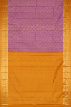 Image of Kanchipuram Brocade Purple Saree