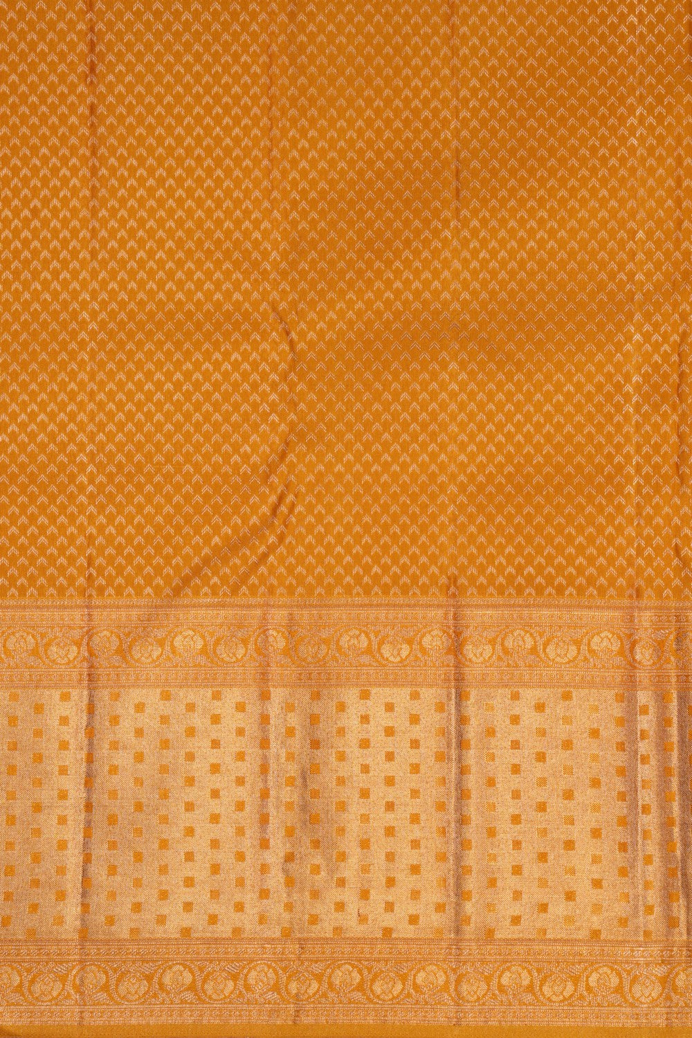 Image of Kanchipattu Brocade Gold Saree