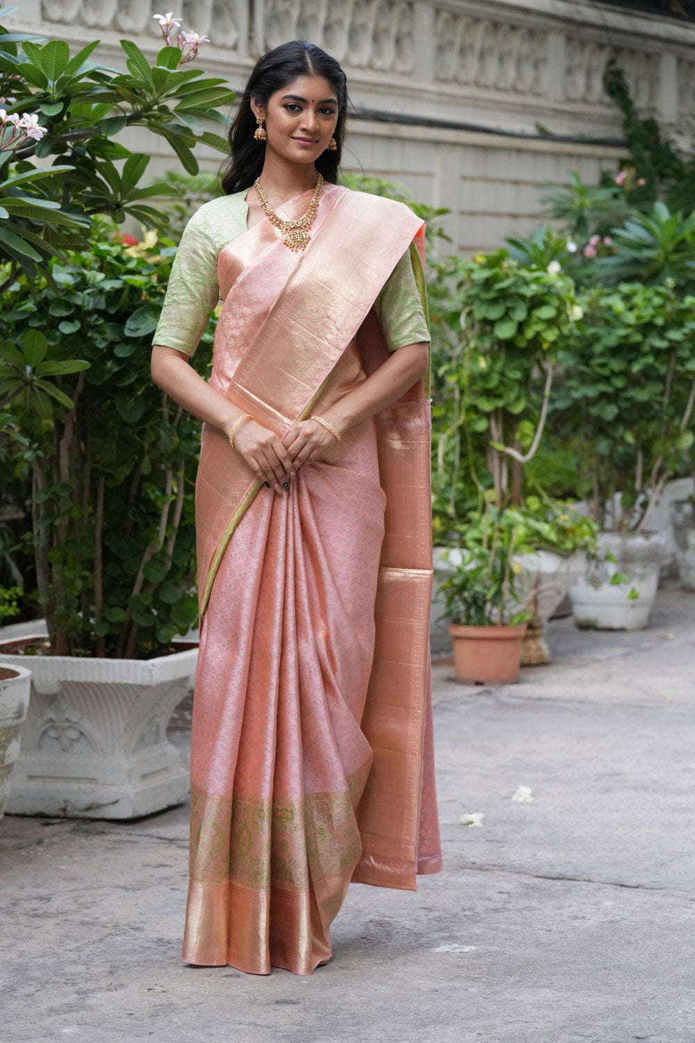 Kanchi Pattu Tissue Brocade Saree