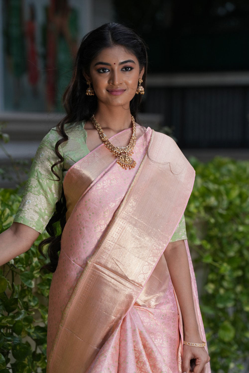 Image of Kanchi Pattu Tissue Brocade Saree