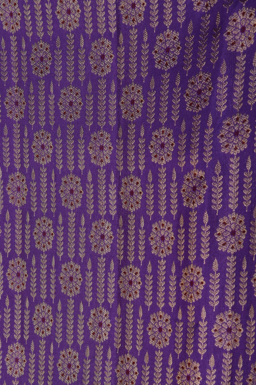 Image of Kanchipuram Brocade Purple Saree