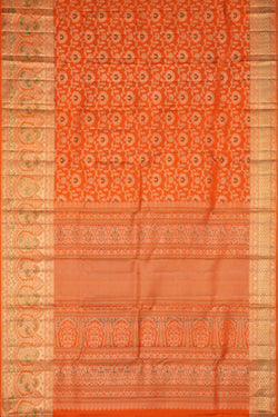 Image of Kanchipuram Tissue Brocade Saree