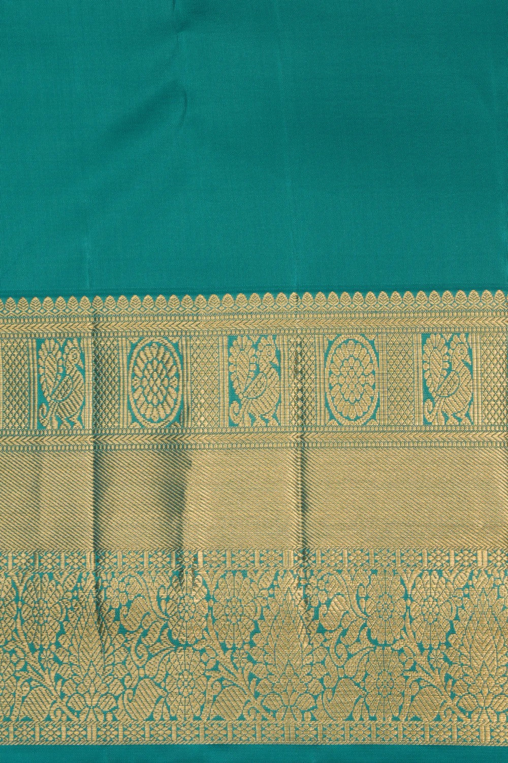 Image of Kanchipuram Yellow Brocade Saree