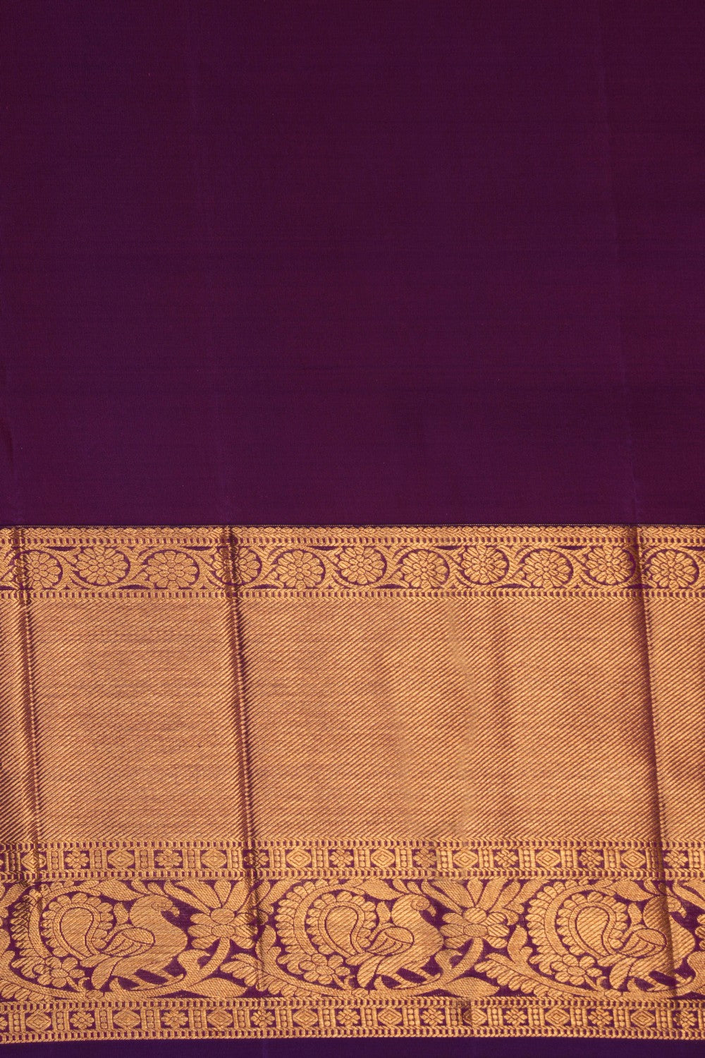 Image of Kanchipuram Mint Green Brocade Saree