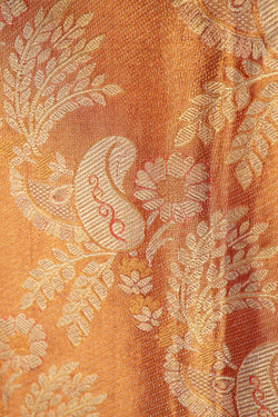 Image of Kanchipattu Tissue Brocade Gold Saree