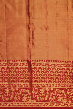 Image of Kanchipattu Tissue Brocade Gold Saree