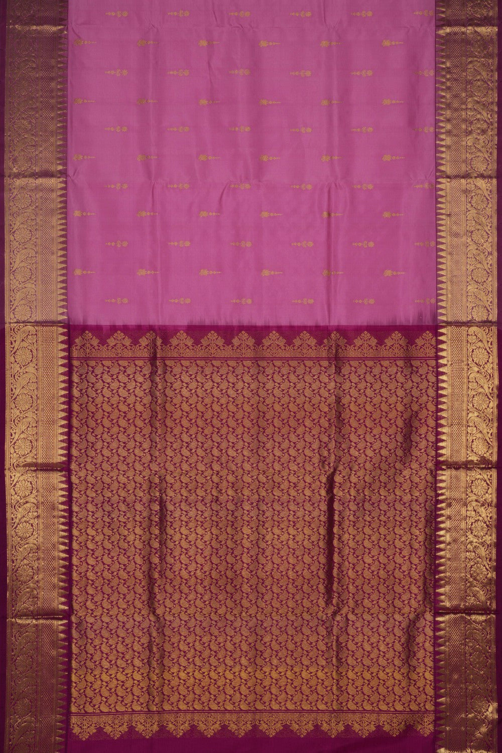 Image of Venkatagiri Silk Pink Saree