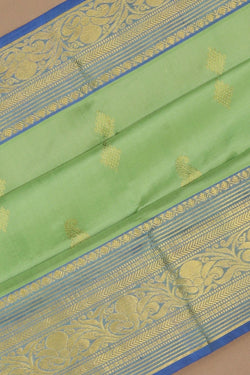 Image of Venkatagiri Silk Green Saree