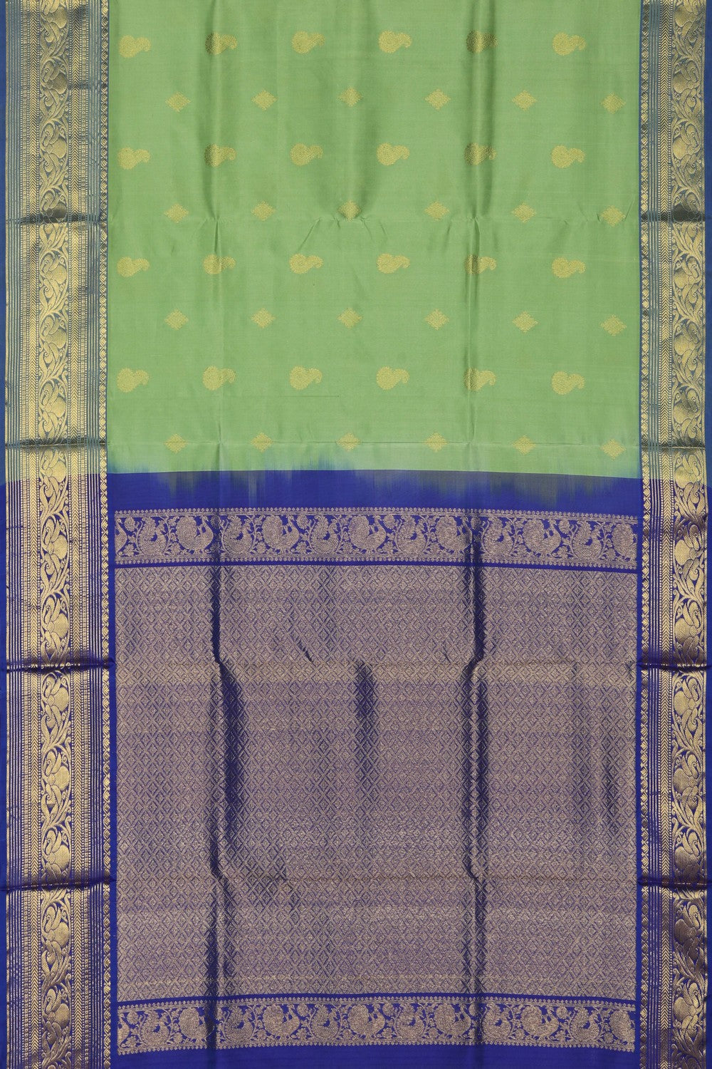Venkatagiri Silk Green Saree