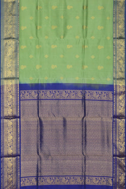 Image of Venkatagiri Silk Green Saree
