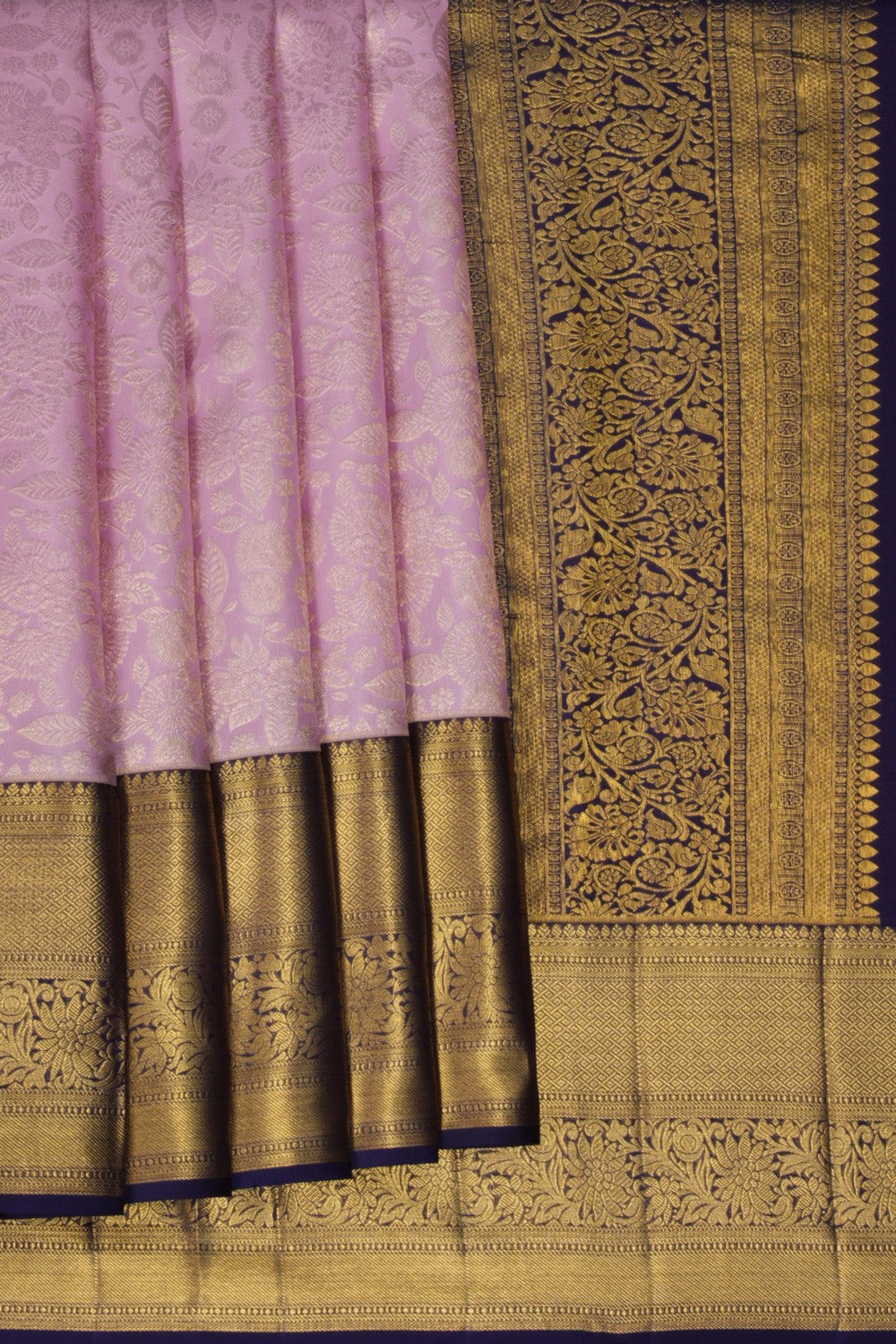 Image of Kanchipattu Brocade Mauve Saree