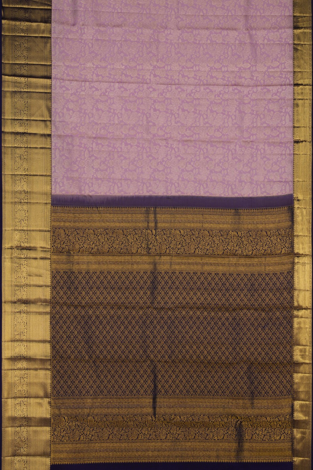 Image of Kanchipattu Brocade Mauve Saree