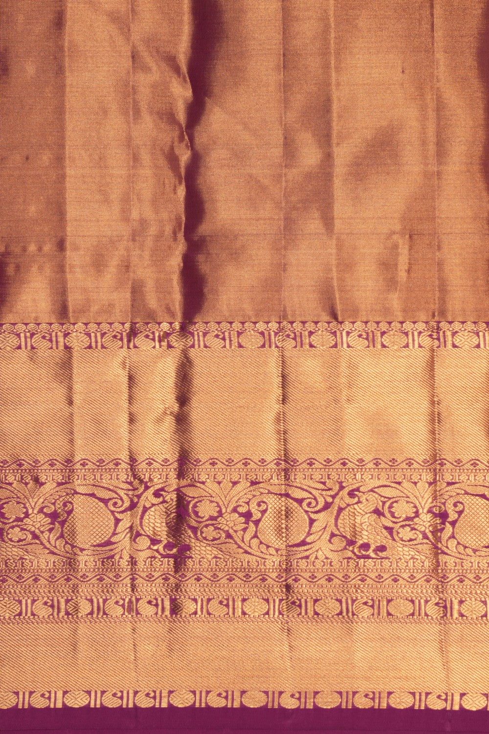Image of Kanchipattu Brocade Gold Saree