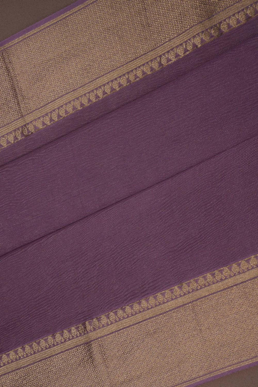 Georgette Purple Saree