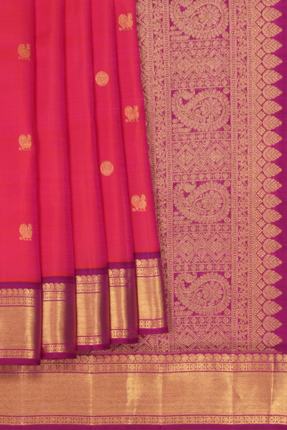 Kanchi Pattu Pink Saree