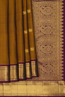 Image of Kanchi Pattu Moss Green Saree