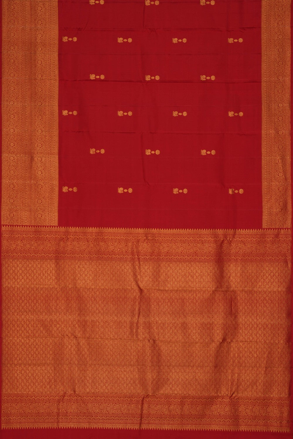 Kanchi Pattu Red Saree