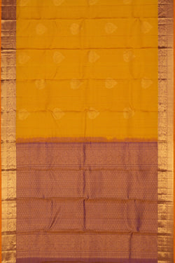 Image of Kanchi Pattu Yellow Saree