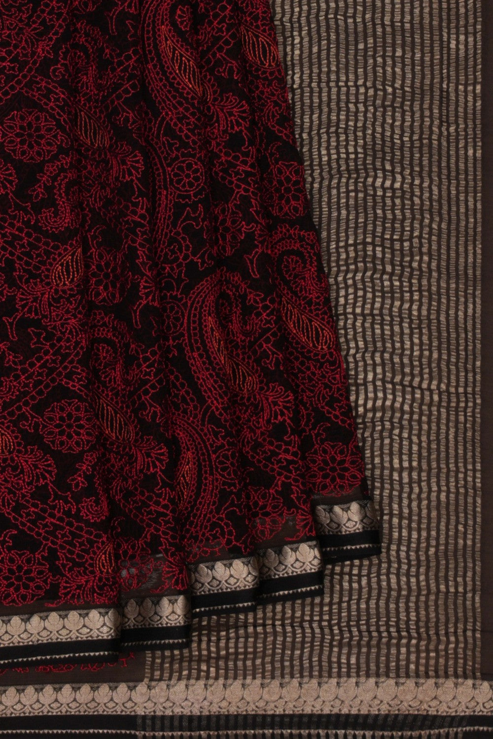 Image of Chiffon Embroidery Saree