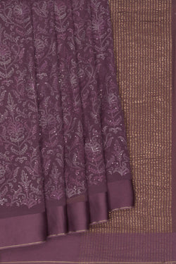Image of Chiffon Embroidery Saree