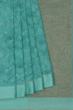 Image of Chiffon Embroidery Saree