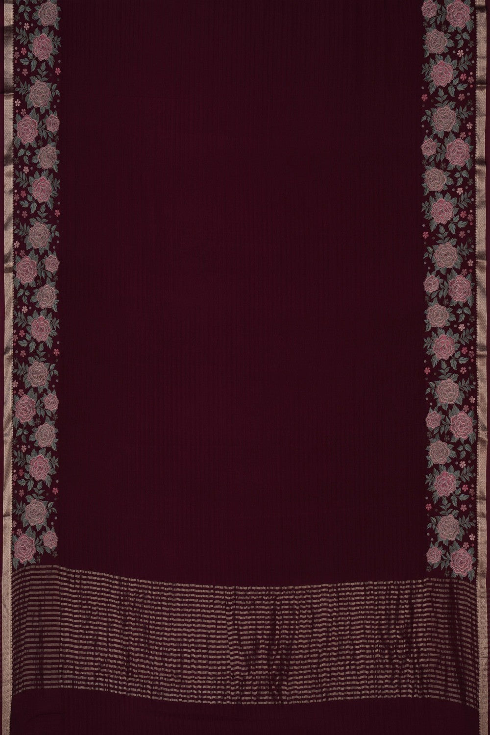 Image of Chiffon Embroidery Saree