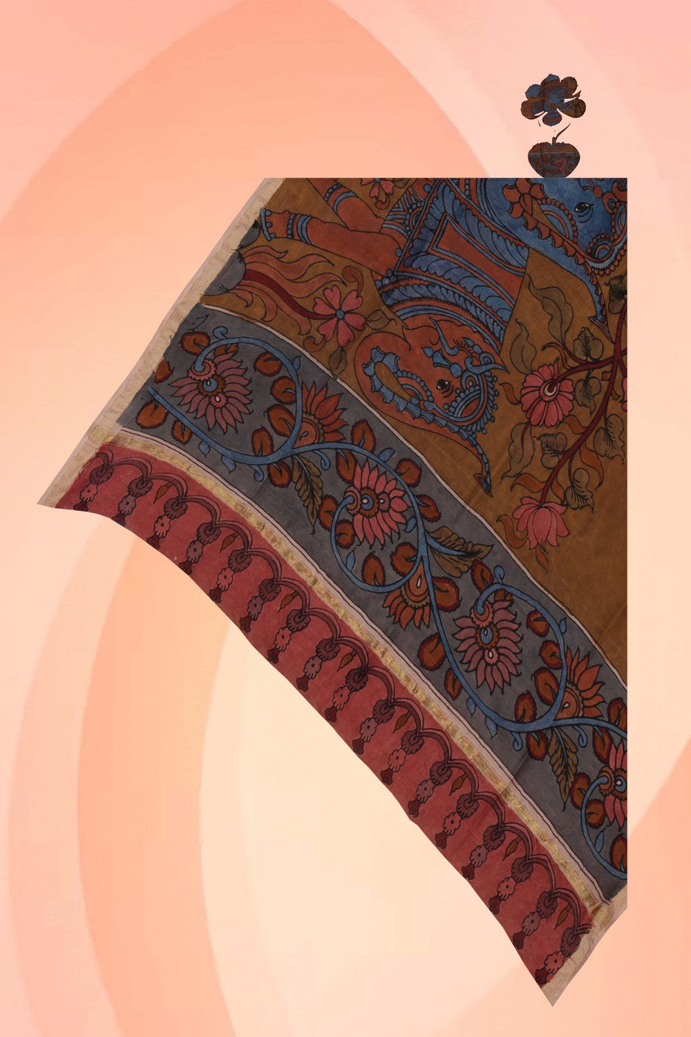 Image of Kalamkari Dupatta