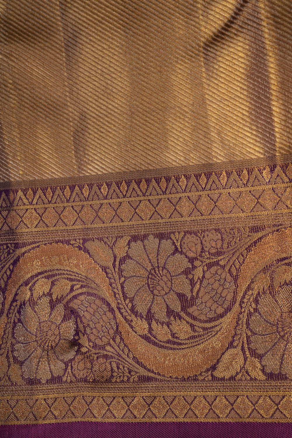 Kanchipattu Tissue Brocade Saree