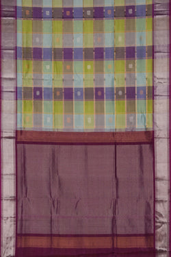 Image of South Silk Kattam Saree