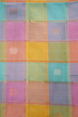 Image of South Silk Kattam Saree