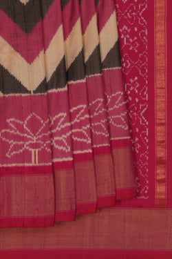 Image of Pochampally Ikat Silk Saree
