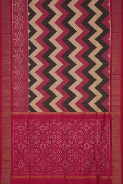 Image of Pochampally Ikat Silk Saree