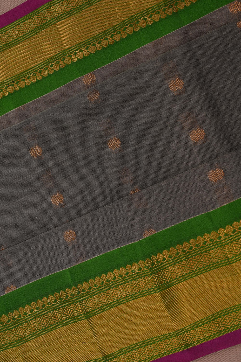 Image of Gadwal Sico Grey Saree