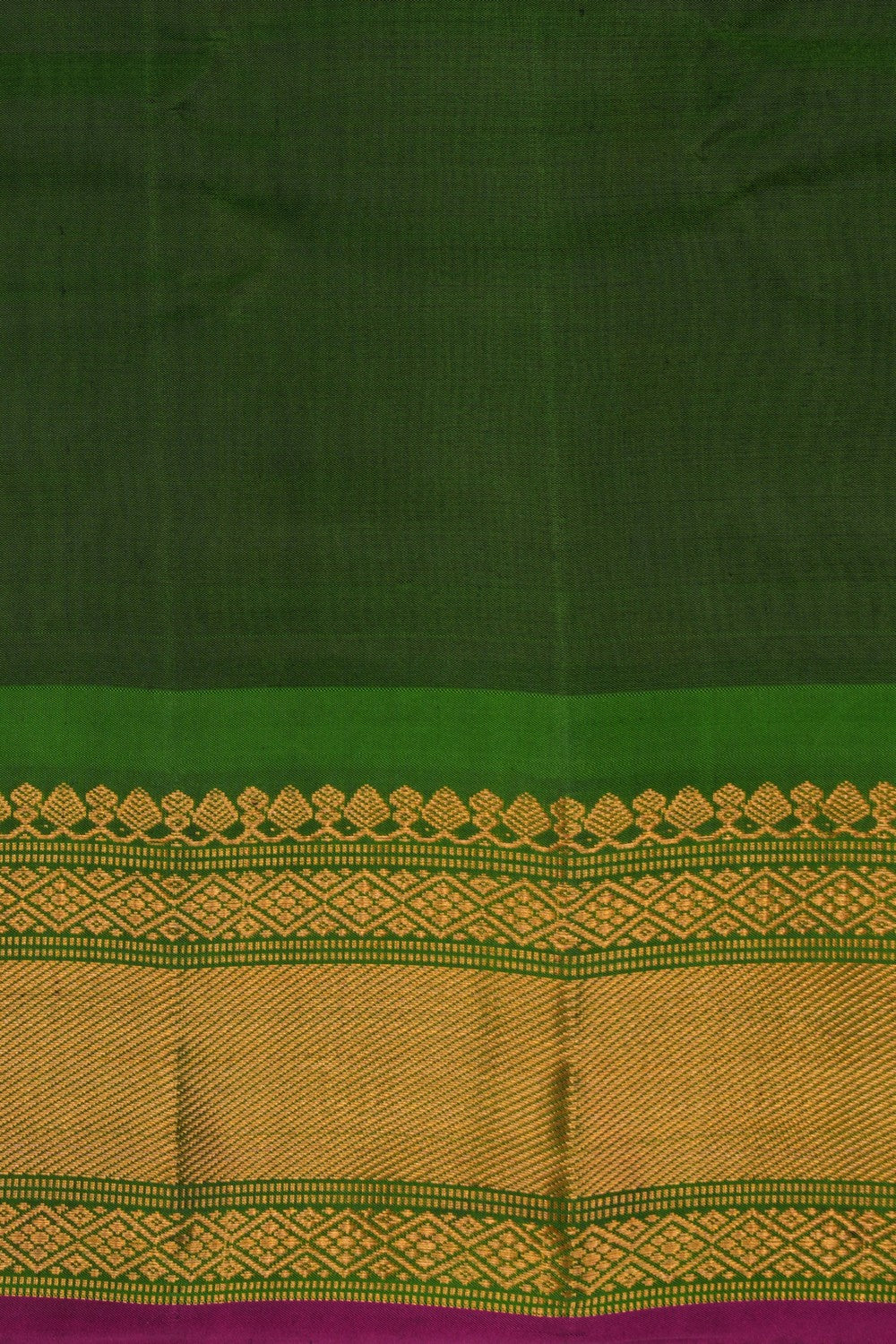 Gadwal Sico Grey Saree