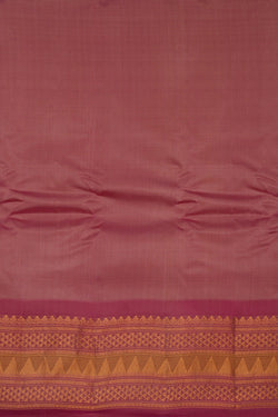 Image of Gadwal Sico Beige Saree